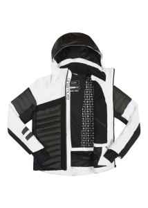 Onemore Mont 131 - insulated Ski Jacket Black/White/Black