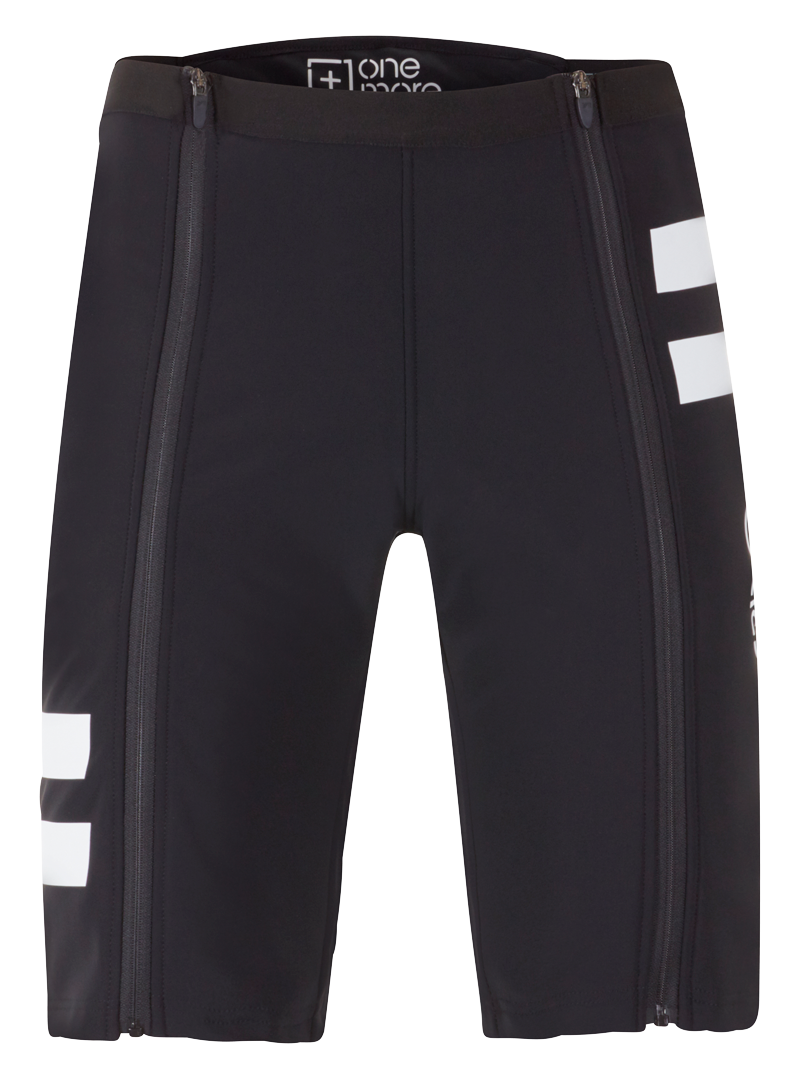 Onemore Şort 901 - Softshell Training Shorts Black/Black/White