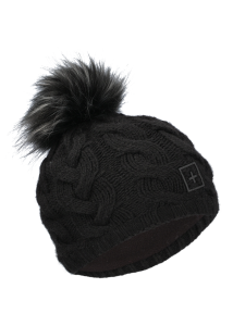 Onemore Bere 501 - Beanie With Eco-Fur Black/Back/Black