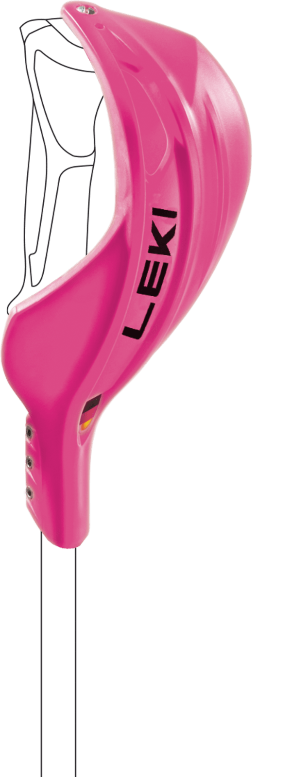 Leki Baton Koruma Gate Guard Closed Worldcup